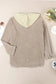Green color block button down hooded corduroy jacket - jackets