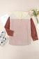 Green color block button down hooded corduroy jacket - jackets
