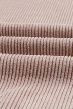 Green Color Block Button Down Hooded Corduroy Jacket - Fashionfitz