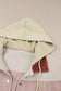 Green color block button down hooded corduroy jacket - jackets