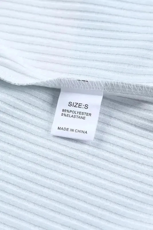 Green Color Block Ribbed Long Sleeve Top with Pocket - Fashionfitz