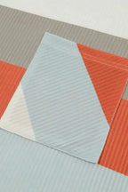 Green Color Block Ribbed Long Sleeve Top with Pocket - Fashionfitz