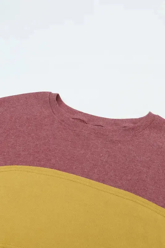 Green Colorblock Bishop Sleeve Top - Striped Casual Chic - Fashionfitz