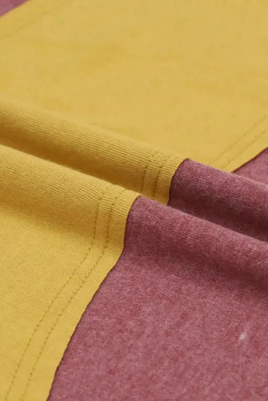 Green Colorblock Bishop Sleeve Top - Striped Casual Chic - Fashionfitz