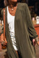 Green lightweight duster cardigan - cardigans