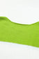 Green Plus Size Color Block Patchwork Sweater - Fashionfitz