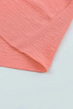 Green Smocked Wrist Shift Top - Fashionfitz