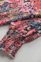 Green Smocked Wrist Shift Top - Fashionfitz