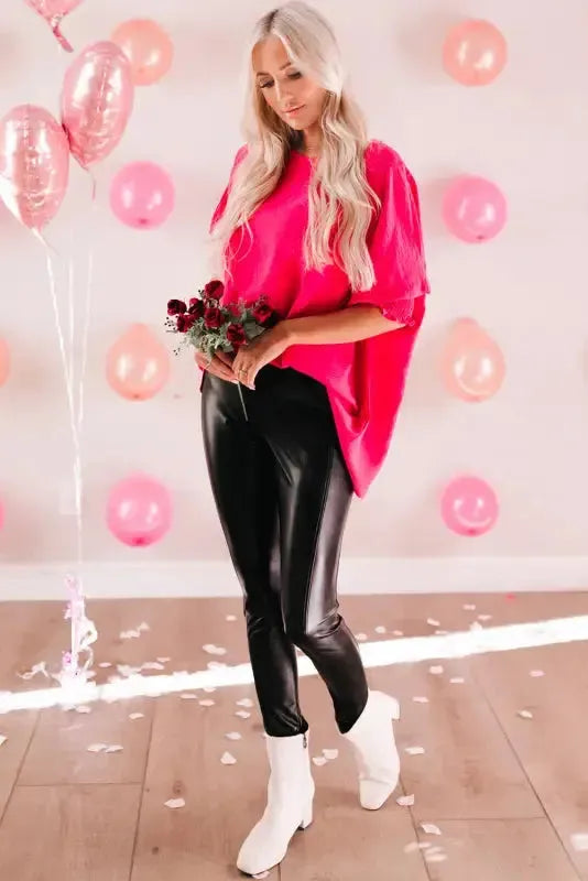 Green Smocked Wrist Shift Top - Fashionfitz