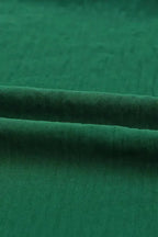 Green Smocked Wrist Shift Top - Fashionfitz