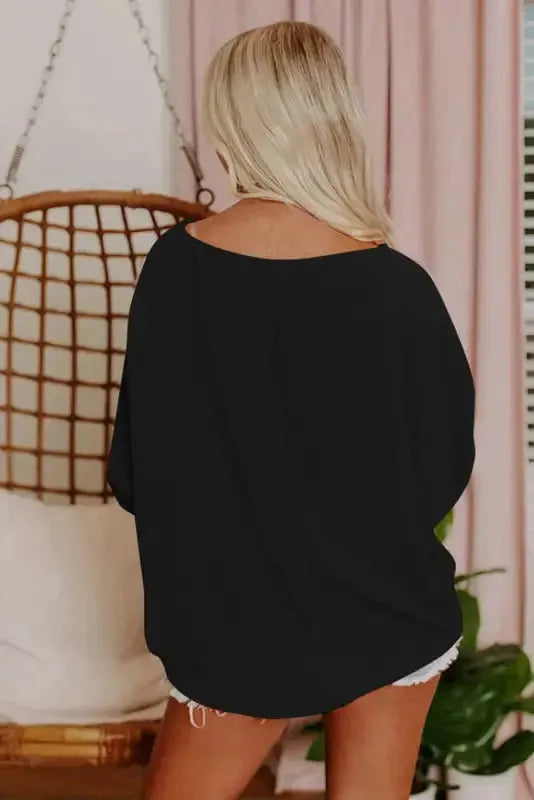 Green Smocked Wrist Shift Top - Fashionfitz