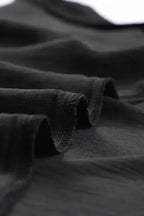 Green Smocked Wrist Shift Top - Fashionfitz