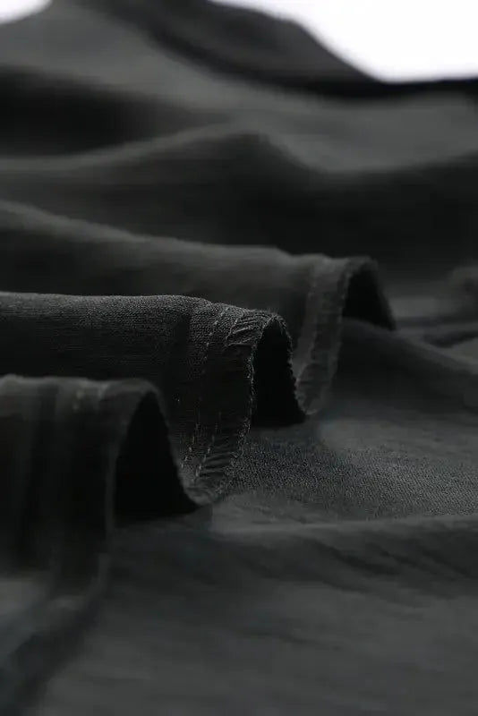 Green Smocked Wrist Shift Top - Fashionfitz