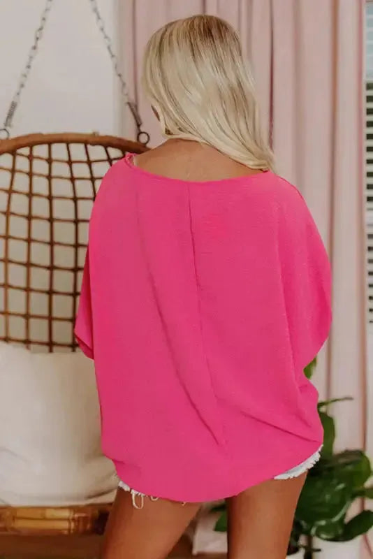 Green Smocked Wrist Shift Top - Fashionfitz