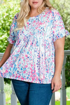 Green Wrap V Neck Floral Maxi Dress - Fashionfitz