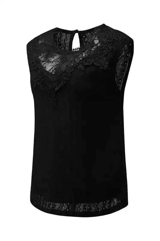 Guipure Lace Crochet Tank Top - Fashionfitz