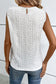 Guipure lace crochet tank top - tops/tank tops