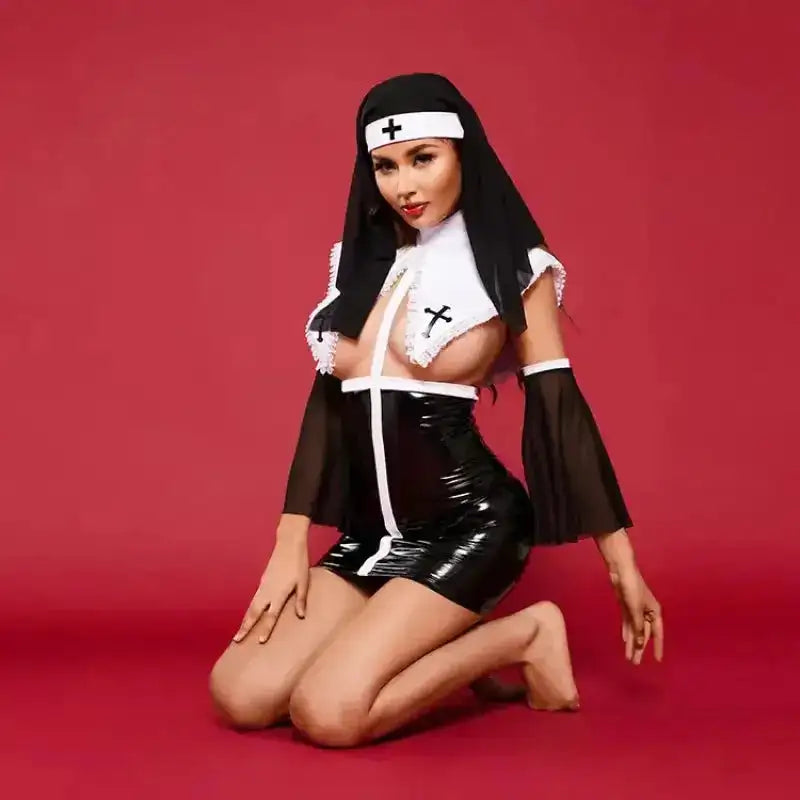 Halloween Sexy Nun Cosplay - Fashionfitz