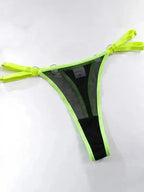 Hard To Keep - 3-Piece Velvet Lingerie Set - Fashionfitz