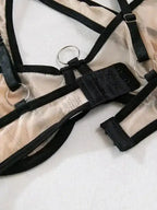 Hard To Keep - 3-Piece Velvet Lingerie Set - Fashionfitz