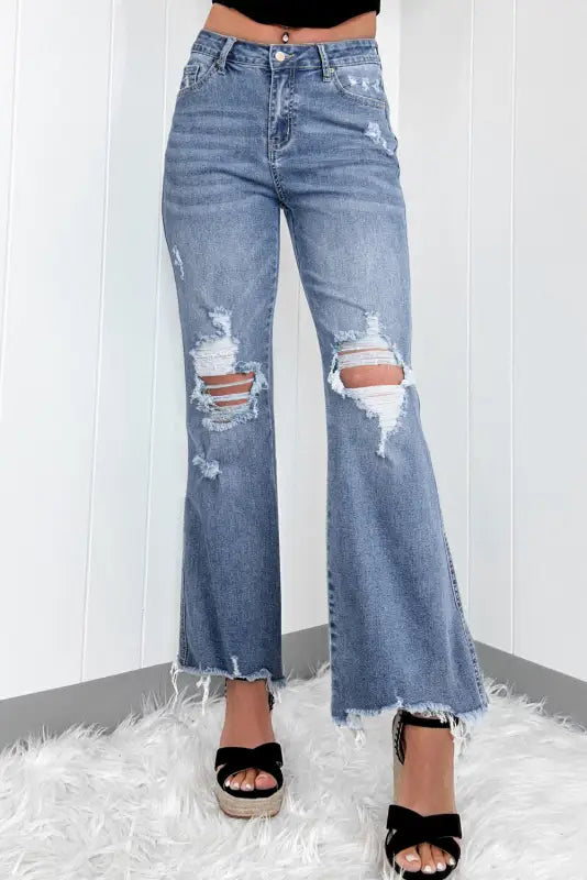 High flyers flared jeans for women | fashionfitz