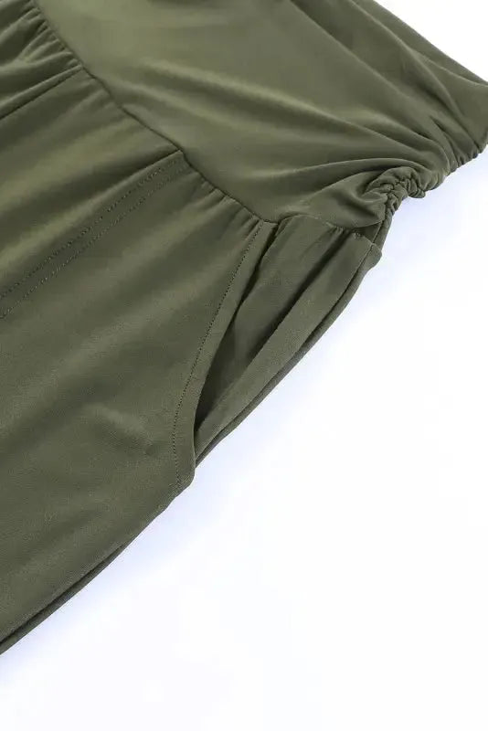 High Waist Pleated Pocket Leggings - Fashionfitz