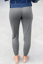High Waist Pleated Pocket Leggings - Fashionfitz
