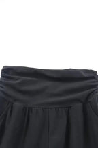 High Waist Pleated Pocket Leggings - Fashionfitz