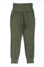 High Waist Pleated Pocket Leggings - Fashionfitz