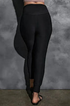 High Waist Pleated Pocket Leggings - Fashionfitz