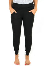High Waist Pleated Pocket Leggings - Fashionfitz