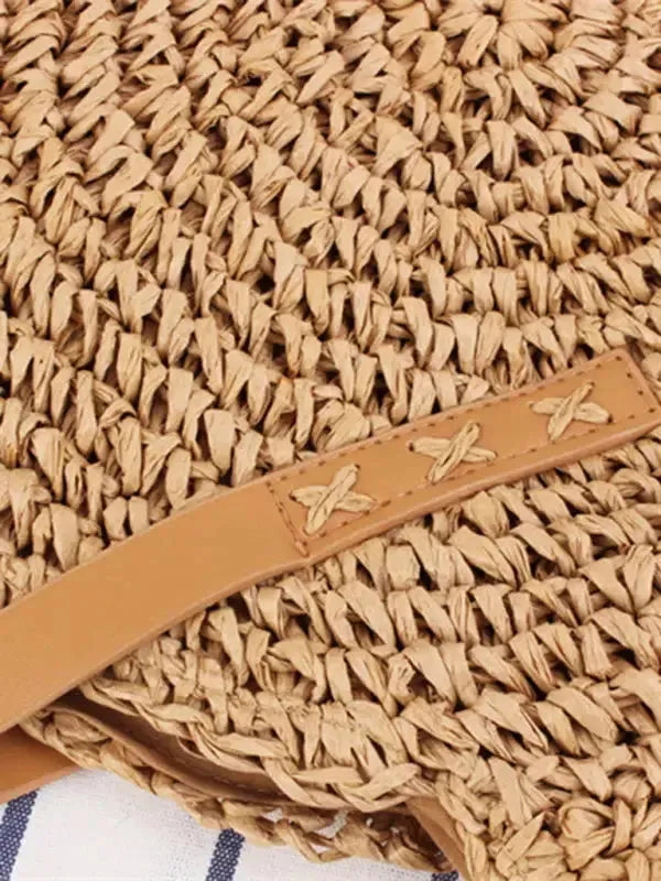 Holiday Time Straw Handbag - Fashionfitz