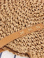 Holiday time straw handbag - handbags