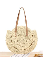 Holiday Time Straw Handbag - Fashionfitz