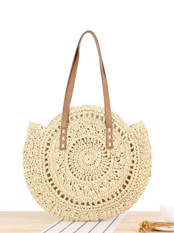 Holiday Time Straw Handbag - Fashionfitz