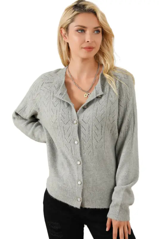 Cozy buttoned knit cardigan | women’s cardigans | fashionfitz