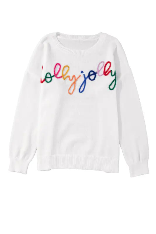 Holly jolly casual sweater - christmas jumpers at fashionfitz