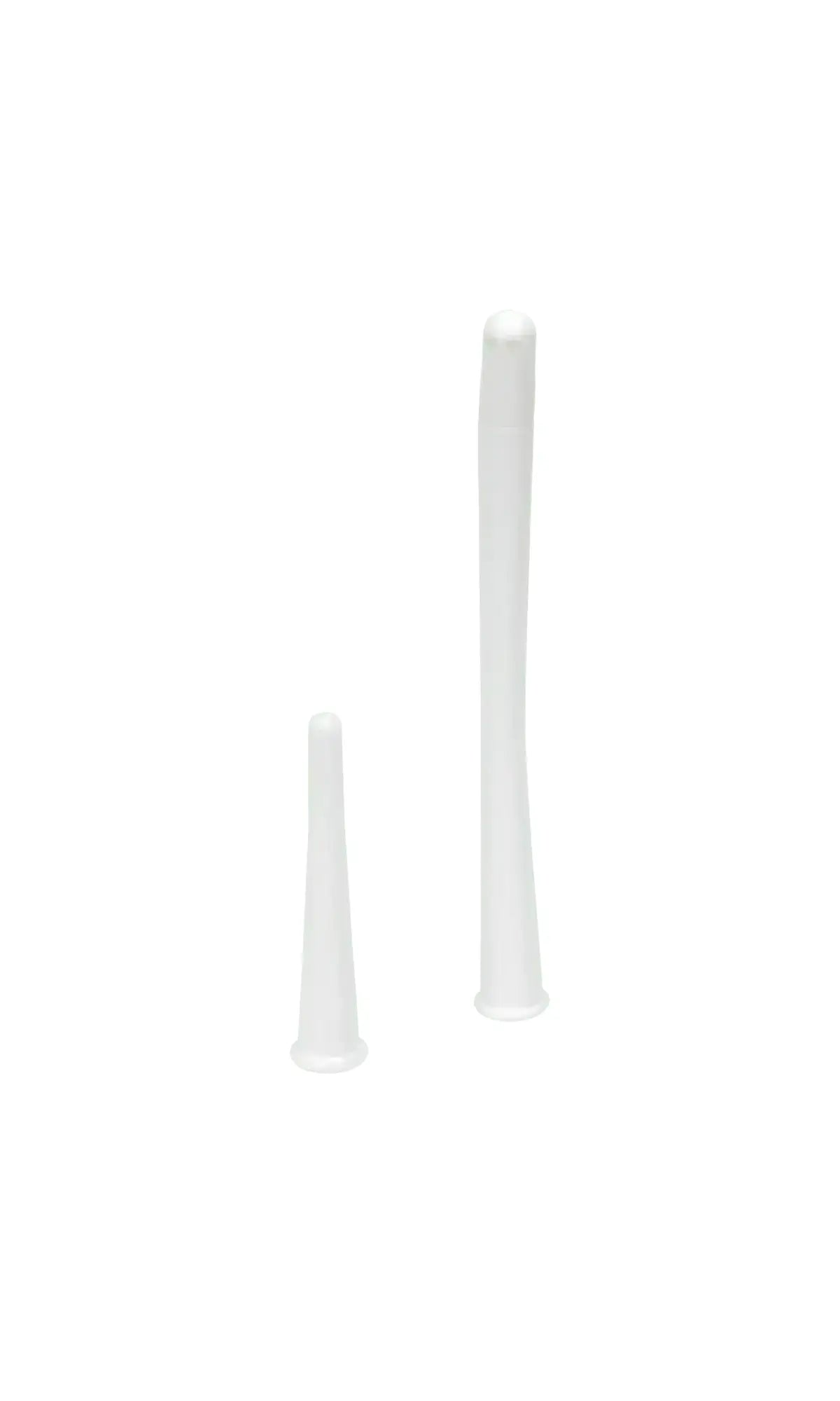 Home Enema Kit tubing and nozzle detail — flexible kink-resistant silicone tubing with flow control clamp