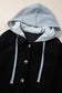 Hooded corduroy shacket | women’s outerwear | fashionfitz