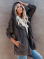 Hooded fleece cardigan coat - winter jackets