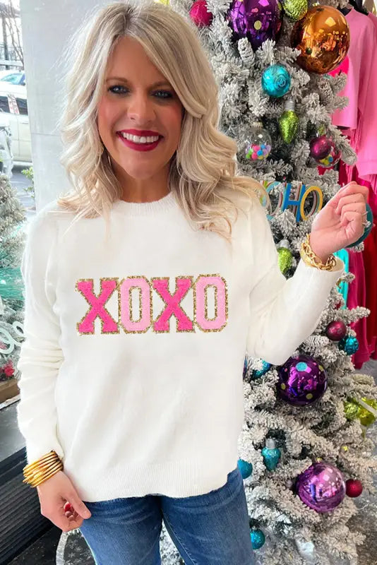 Howdy heart graphic sweater - christmas jumpers at fashionfitz