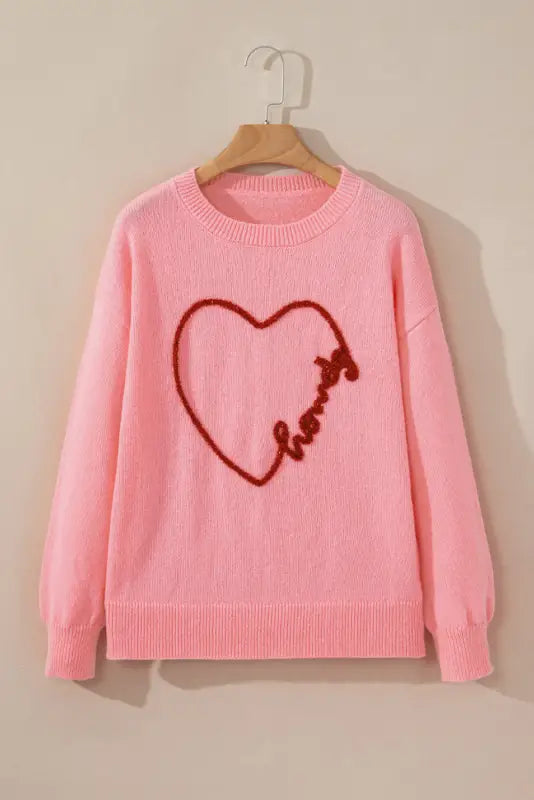 Howdy heart graphic sweater - christmas jumpers at fashionfitz