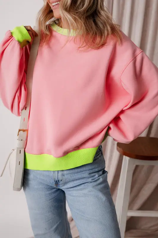 Huebloom bubbled sweatshirt - cozy elegance meets style