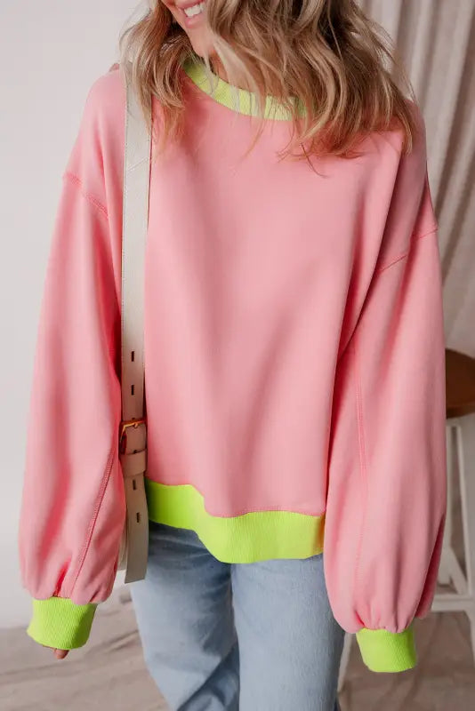 Huebloom bubbled sweatshirt - cozy elegance meets style