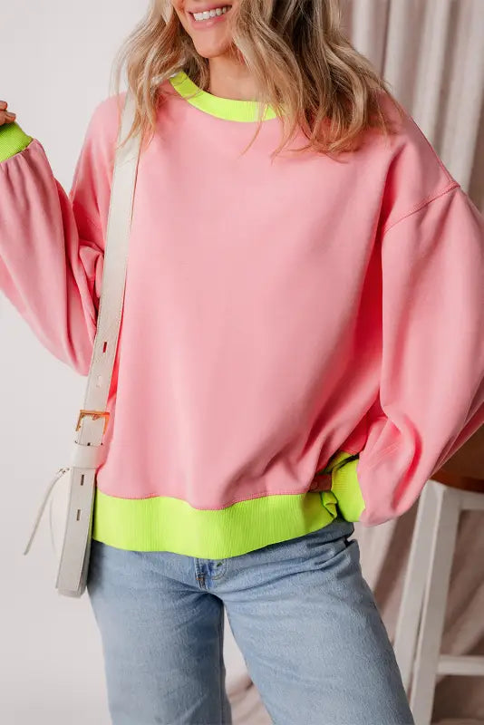 Huebloom bubbled sweatshirt - cozy elegance meets style