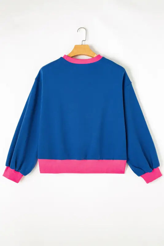 Huebloom bubbled sweatshirt - cozy elegance meets style