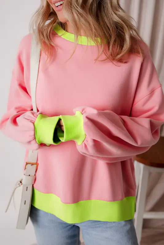 Huebloom bubbled sweatshirt - cozy elegance meets style