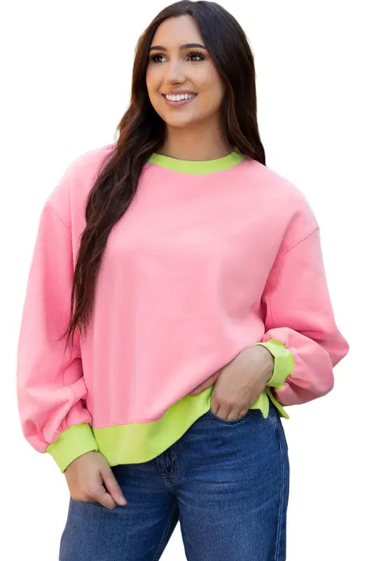 Huebloom bubbled sweatshirt - cozy elegance meets style