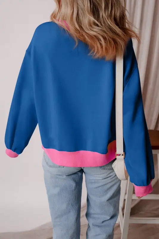 Huebloom bubbled sweatshirt - cozy elegance meets style