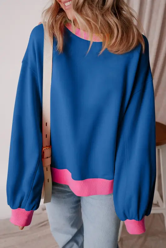 Huebloom bubbled sweatshirt - cozy elegance meets style